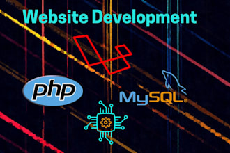build your website as laravel core PHP and backend developer