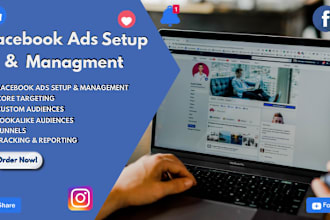 set up and manage targeted facebook and instagram ads
