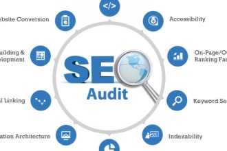 do SEO audit report and keyword research