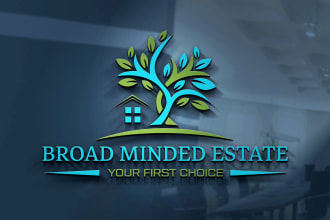 design real estate, property, construction logo in 24 hours