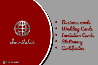 design an attractive printable certificate and business card