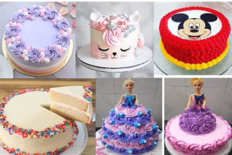 create amazing cake and pastry recipe video for you