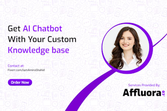 create custom ai chatbot and train on your knowledge base
