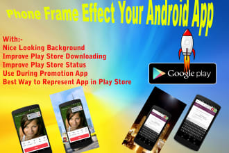 design phone frame effect for your app