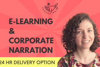 record a voice over for elearning or corporate narration