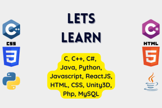 teach you python, cpp, java, javascript