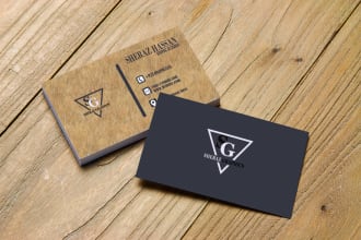 do professional and modern luxury business card desgins
