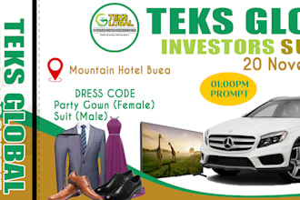 create standard designs of flyers and logo