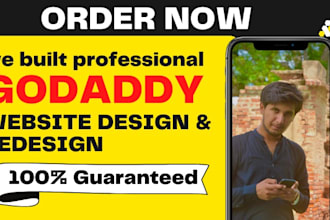 godaddy website design and wordpress web design
