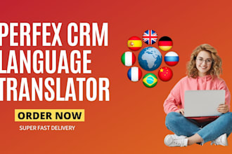 do perfex crm translation and modules translation