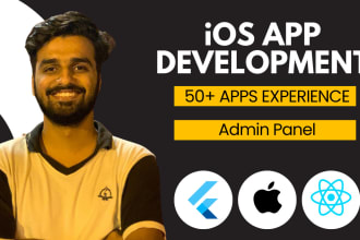 do ios app development using flutter, react native, swift
