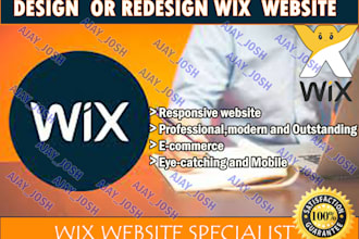 design redesign and fix wix websites