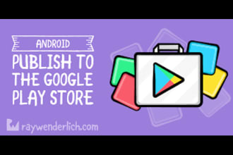 publish your application to google play console or app store