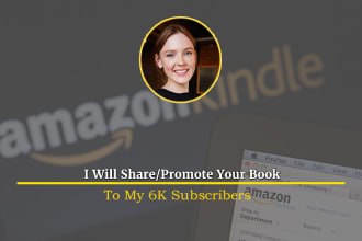 promote your book to my 6k subscribers list