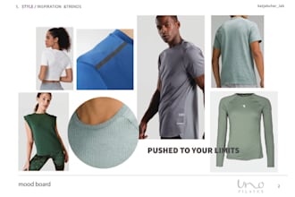 create a tech pack for your premium activewear apparel