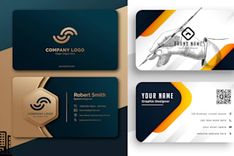 design business card and brand identity