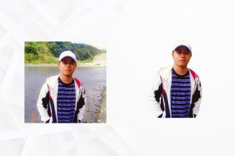 erase background of photo and add outline or white border