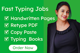 do accurate fast typing of 100 pages in 12 hours
