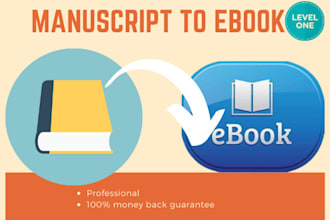 convert your manuscript into an ebook