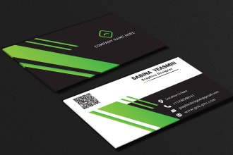 do professional and clean business card design