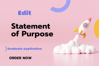 edit your statement of purpose