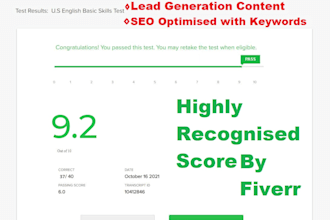 write content for your website
