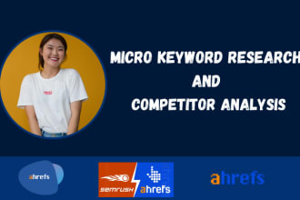 do advanced micro keyword research and competitor analysis