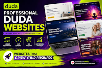 build duda website, design and redesign duda landing page, duda developer