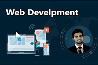 be your frontend and backend web designer