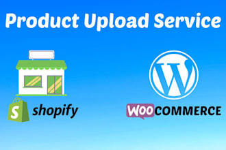 do shopify product upload, woocommerce product upload