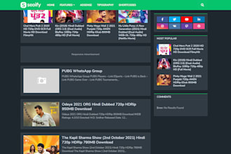 create a stylized and optimized website