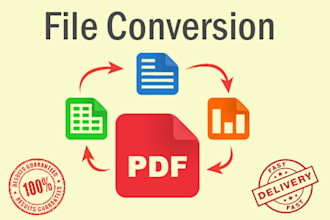 work fastest file conversion and data entry for you