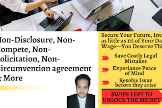 draft ccpa and gdpr compliant terms, privacy policy, nda, legal agreement