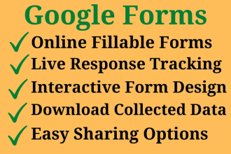 make online google forms and PDF forms add text fields, checkboxes, signatures