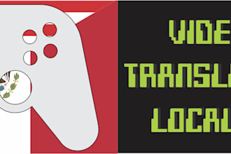 translate and localize videogames, voiceover and game webpages