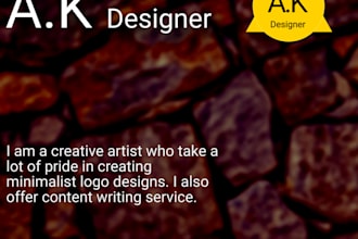 create a modern unique logo design