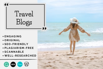 write ai free, SEO friendly travel articles and blog posts