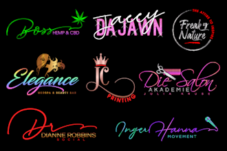 design hand drawn logo hand lettering