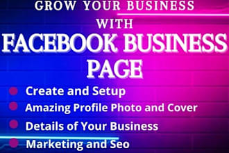 do create facebook business page and setup