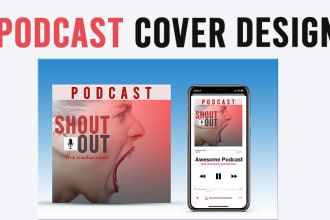 design unique podcast cover art