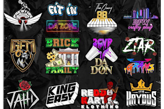 make a logo for your artist name or brand