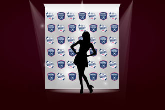 design red carpet backdrop,step and repeat