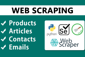 create a web scraper using python selenium and scrapy