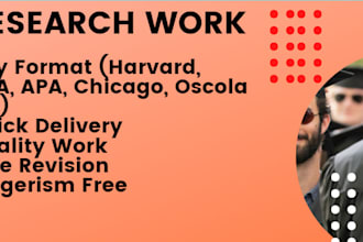 research and write needed content