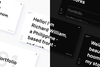 develop a personal portfolio website with nextjs