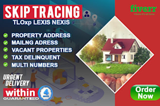 provide best skip tracing and llc skip tracing for real estate business