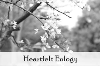 write heartfelt eulogy for you