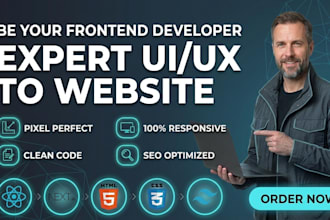 be your front end web developer