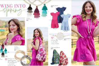 do clickable lookbook, product catalog, line sheet, sell sheet, catalog design