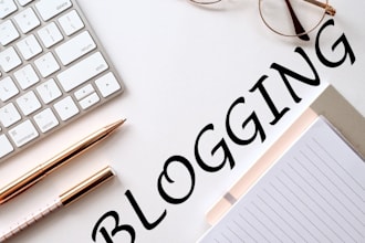 create blogs, seos, ppts and will photoshop images